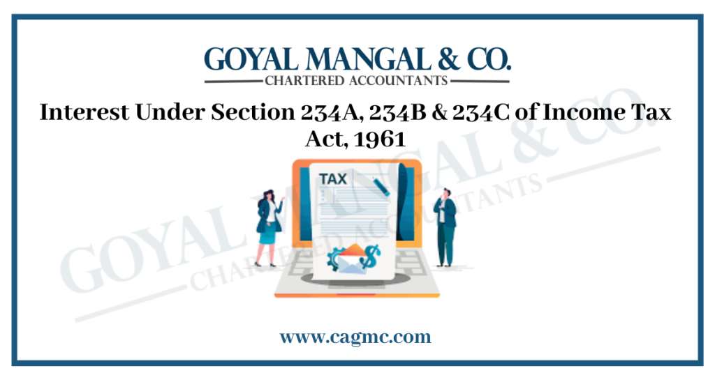 Interest Penalty under Sections 234A 234B & 234C - CAGMC