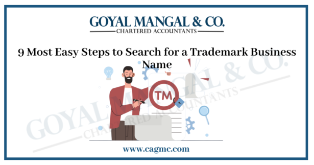 Picture of Steps to Search for Trademark Business Name - CAGMC