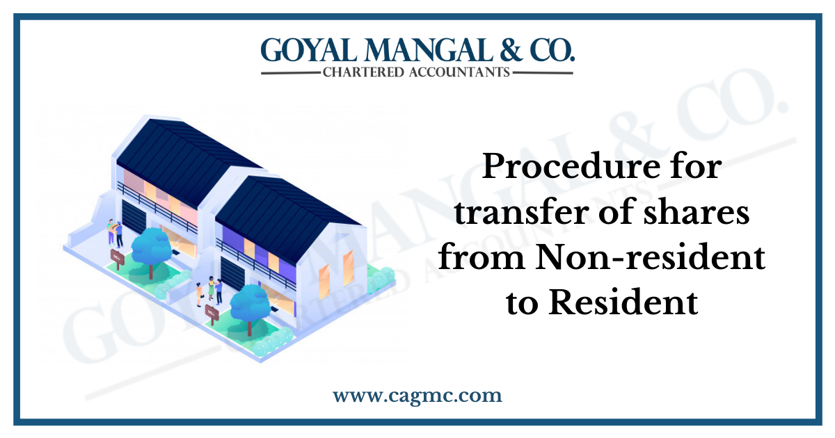 Procedure for transfer of shares from Non-resident to Resident