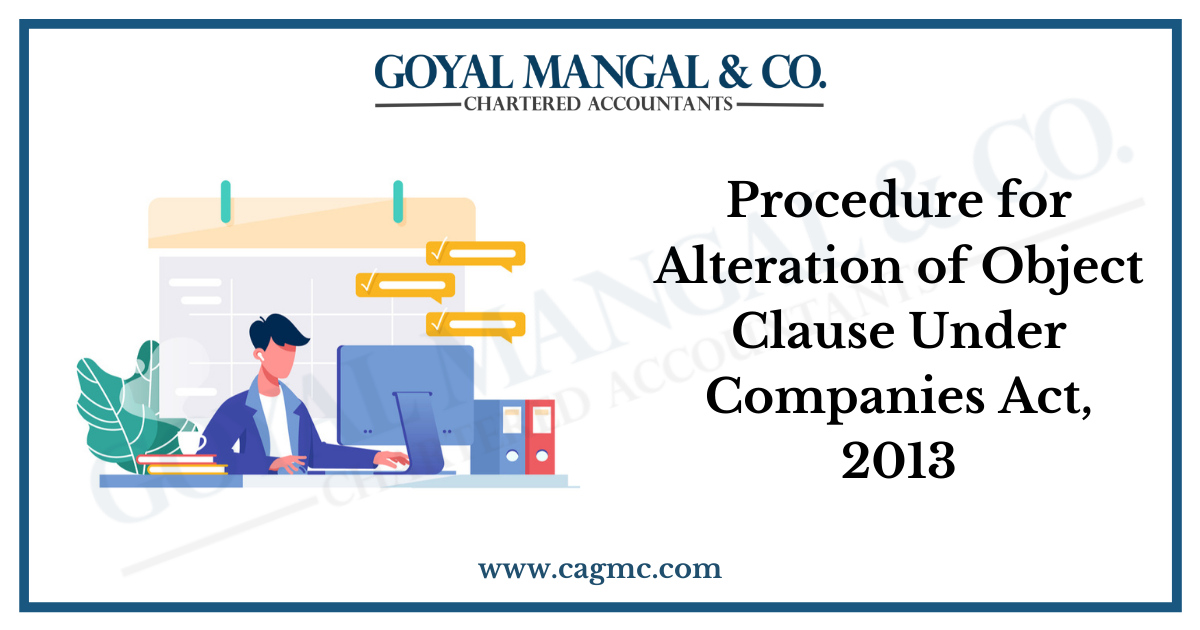 Procedure for Alteration of Object Clause Under Companies Act, 2013