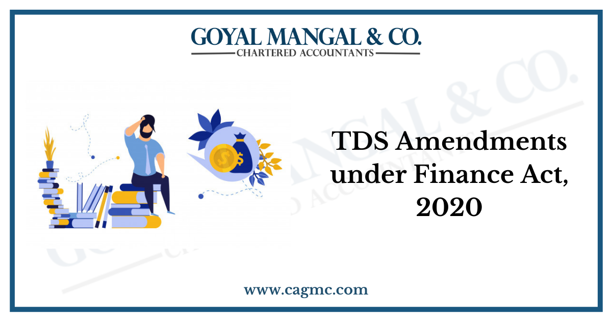 TDS Amendments under Finance Act, 2020