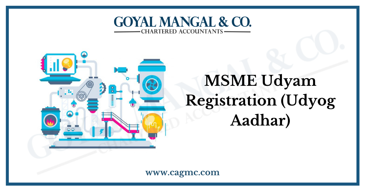 MSME Udyam Registration (Udyog Aadhar)