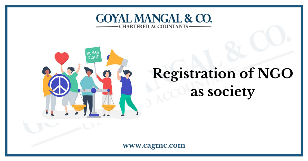 Registration of NGO as society
