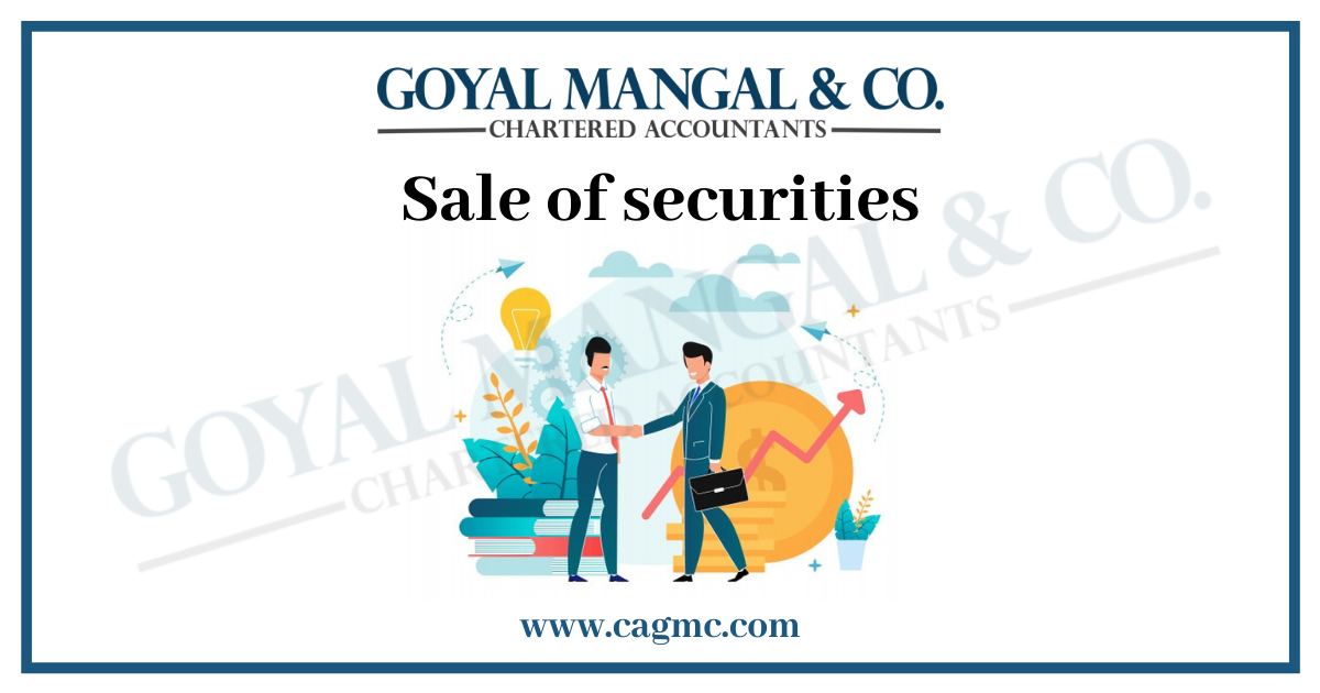 Whether the gains or losses from sale of securities shall be treated as ‘Business Income’ or ‘Capital Gain’