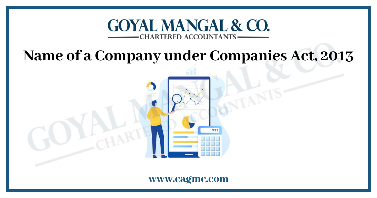 Name of a Company under Companies Act, 2013