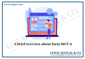 A brief overview about form MGT-9
