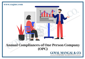 Annual Compliances of One Person Company (OPC)