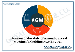 Extension of due date of Annual General Meeting for holding AGM in 2021