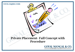 Procedure for Private Placement