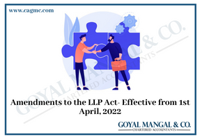 LLP Amendment Rules 1st April 2022