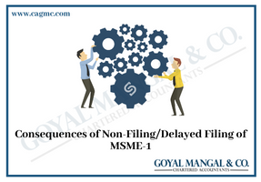 Consequences of Non-Filing/Delayed Filing of MSME-1