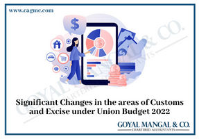 Significant Changes in the areas of Customs and Excise under Union Budget 2022