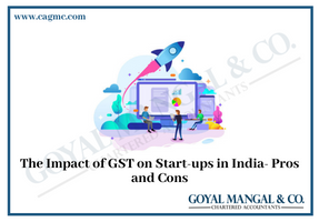 Impact of GST on Start-ups in India