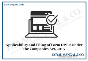 Applicability and Filing of Form DPT-3 under the Companies Act 2013