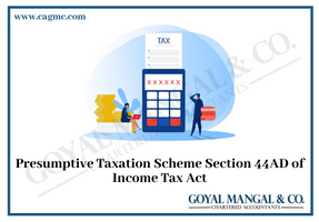 Presumptive Taxation Scheme Section 44AD of Income Tax Act