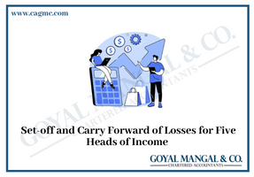 Set-off and Carry Forward of Losses for Five Heads of Income