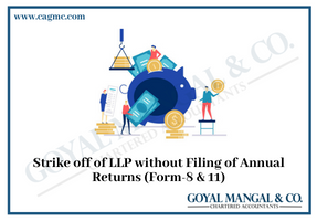 Strike off of LLP without Filing of Annual Returns (Form-8 & 11)