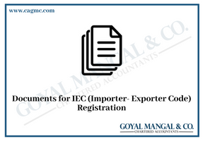 Documents for IEC Registration