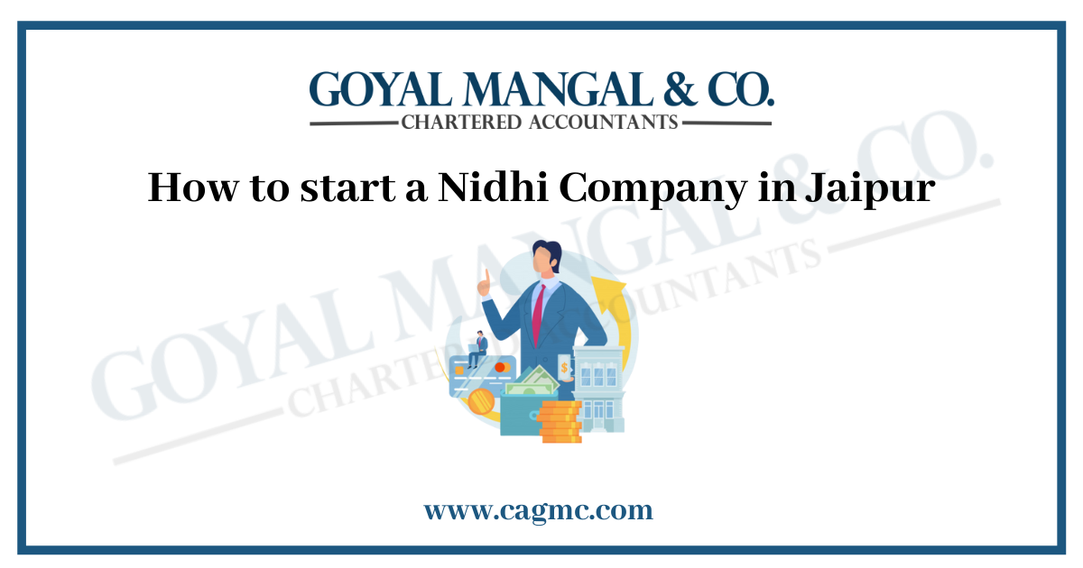 Nidhi Company Registration in Jaipur