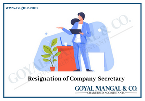 Format of Resignation of Company Secretary