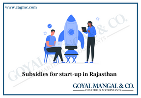 Subsidies for start-ups in Rajasthan