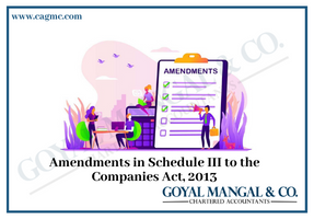 Synopsis of amendments in Schedule III