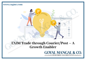 EXIM Trade through Courier/Post