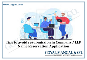 Tips to avoid resubmission in LLP Name