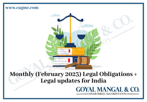 Legal Obligations & updates in India for February 2023