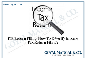 How To E-Verify Income Tax Return Filing