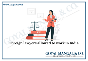 Foreign lawyers allowed to work in India