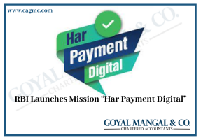 RBI Launches Mission “Har Payment Digital”