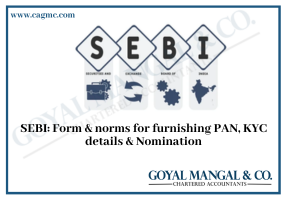 SEBI: Form & norms for furnishing PAN, KYC details & Nomination