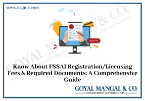 Fees required for the FSSAI registration/licensing
