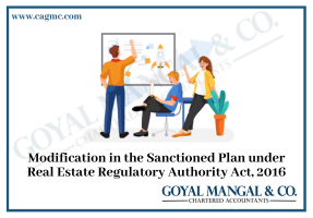 modification in the sanctioned plan under RERA