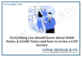 What is debit note & credit note under GST
