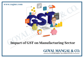 GST on Manufacturing Sector