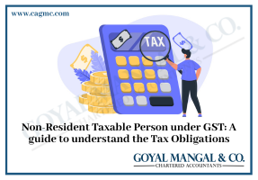 Non-Resident Taxable Person under GST