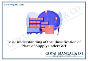 Classification of Place of Supply under GST