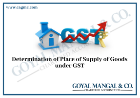 Determination of Place of Supply of Goods under GST