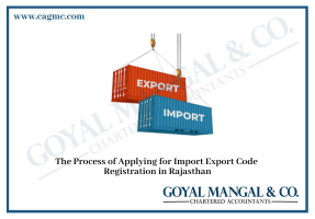 Applying for Import Export Code Registration