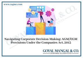 Corporate Decision-Making: AGM/EGM
