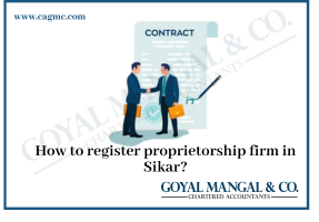 register proprietorship firm in Sikar