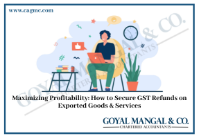 GST export refund